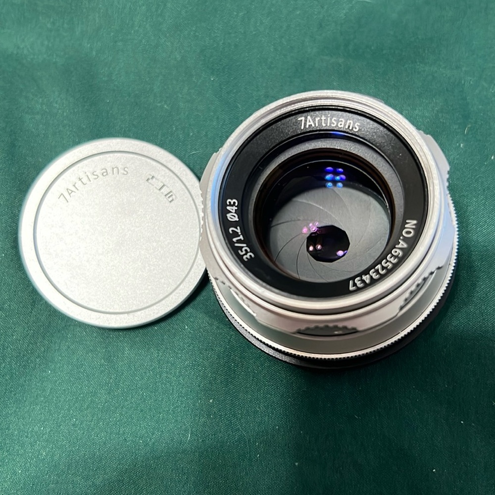 7Artisans Camera Lenses- EOS M-Mount- Slightly Used